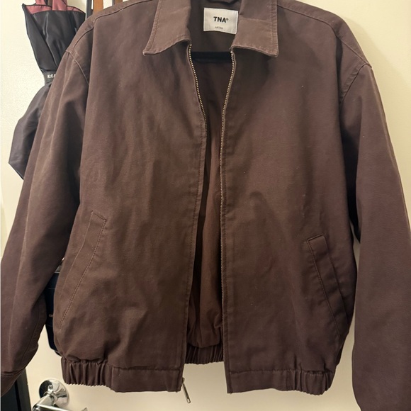 Aritzia TNA Brown Bomber Jacket - Picture 8 of 9